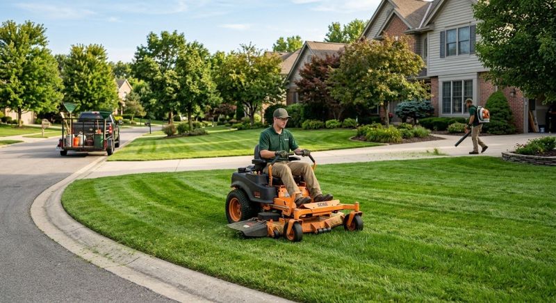 Routine Lawn Maintenance in Bowie, MD